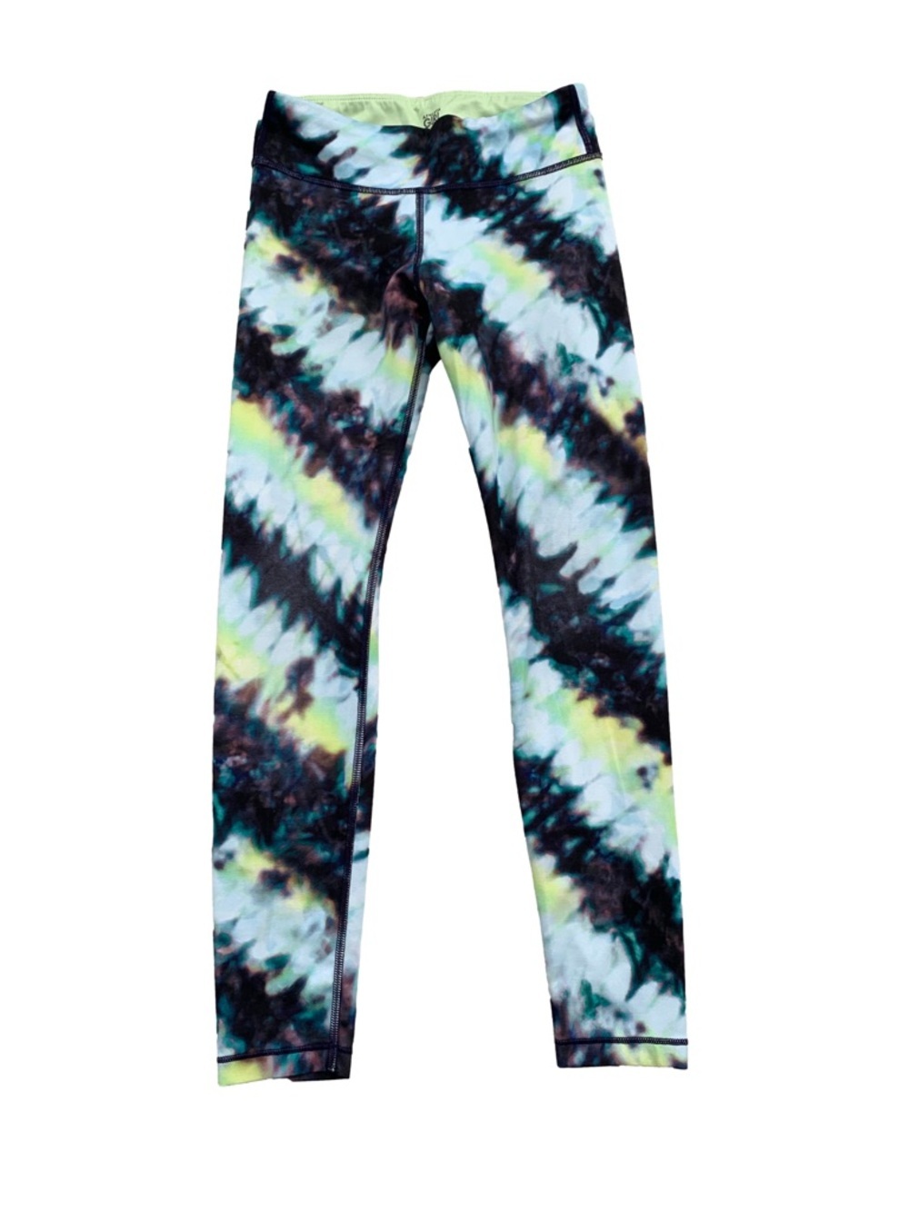 Athleta Girl Size Large, 12, Chit Chat Tight Tie Dye Leggings